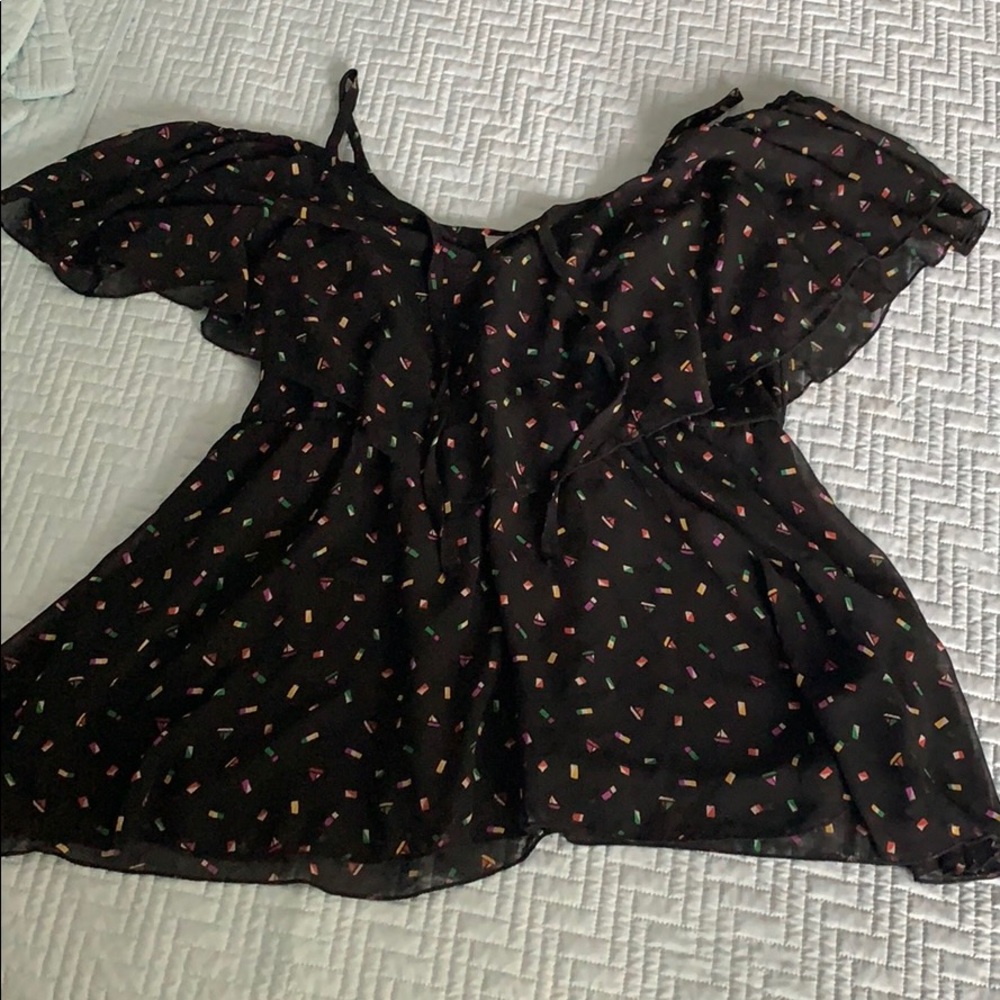 Black off the Shoulder top